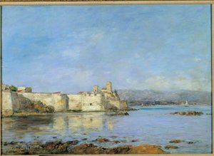 Ansicht des Hafens von Antibes