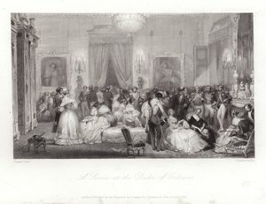 Ein Soiree beim Herzog von Orleans von Eugene Louis Lami