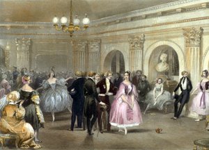 Schauspieler der Pariser Oper, von E. Lami, Gravur