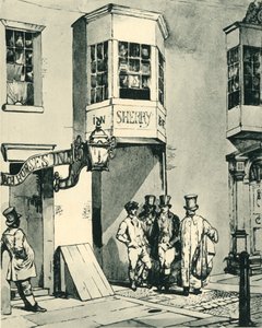 Gasthaus und Postamt, 1830, 1943 von Eugene Louis Lami