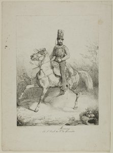 Moncey, Ex-Oberst des 3. Husarenregiments von Eugene Louis Lami