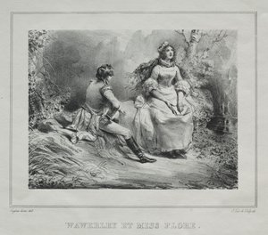 Malerische Ansichten von Schottland: Waverly und Miss Flora von Eugene Louis Lami