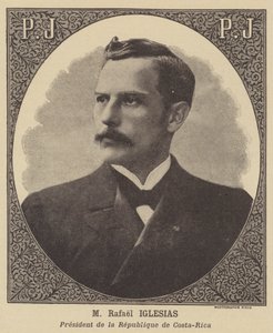 Rafael Iglesias, Präsident der Republik Costa Rica