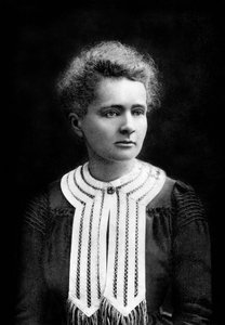 Französische Physikerin Marie Curie (1867-1934) Nobelpreis für Physik 1903, Nobelpreis für Chemie 1911, Foto von Eugene Pirou