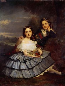 Porträt von Noémie (1847-1916) und Henri Pecquet du Bellet