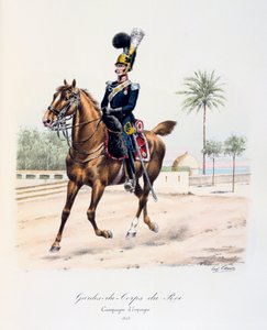 Gardes-du-Corps de Roi, Spanische Kampagne, 1823, ca. 1814-1830
