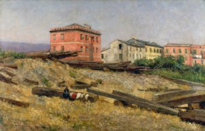 Häuser im ligurischen Apennin