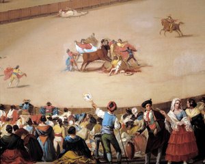 Die geteilte Stierkampfarena, Detail