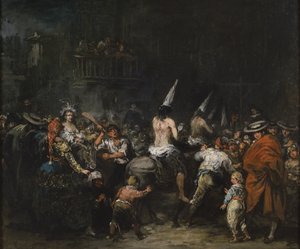 Verurteilt durch die Inquisition, zweite Hälfte des 19. Jahrhunderts von Eugenio Lucas Velázquez