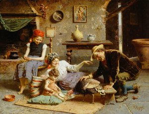 Der hungrige Truthahn von Eugenio Zampighi