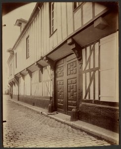 Beauvais, Haus, 27 Rue Pantaléon von Eugène Atget