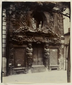 Hôtel de Fieubet oder Hôtel de la Valette (heutige private Einrichtung Massillon), 2 bis quai des Célestins, 4. Arrondissement, Paris von Eugène Atget
