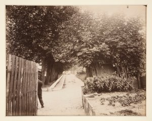 Point du jour, Porte du bas Meudon von Eugène Atget