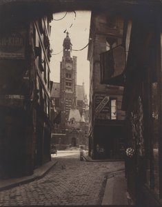 Rue de la Montagne-Sainte-Geneviève von Eugène Atget