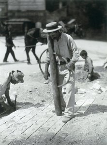 Straßenpflasterer, 1910