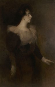 Porträt von Pauline Ménard-Dorian 1870-1941, ca. 1890 von Eugène Carrière