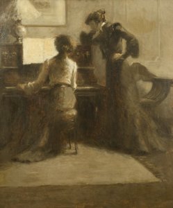 Der Pianist, ca. 1900 von Eugène Carrière