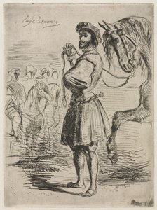 Ein Lord zur Zeit von Franz I. von Eugène Delacroix