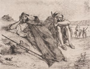 Arabere aus Oran von Eugène Delacroix