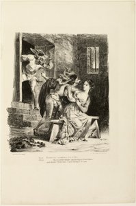 Faust in Marguerites Gefängniszelle, aus Faust
