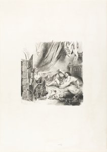 Fronte-boeuf und die Hexe, aus Ivanhoe