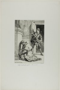 Hamlet versucht, den König zu töten, Platte 8 aus Hamlet