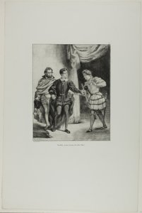 Hamlet und Guildenstern, Platte 6 aus Hamlet von Eugène Delacroix