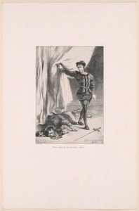 Hamlet und der Körper von Polonius, Platte 11 aus Hamlet