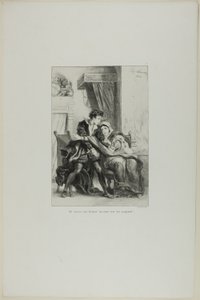 Hamlet und die Königin, Platte 10 aus Hamlet