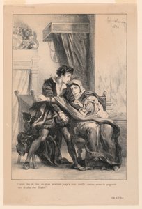 Illustration für Hamlet: Hamlet und die Königin (III,4)