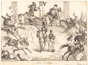 Leçon de Voltiges Trickreiten, 1822