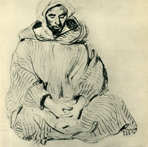 Betender Araber, 1832, 1943 von Ferdinand Victor Eugene Delacroix
