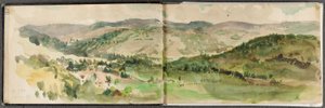 Skizzenbuch von der Reise des Künstlers nach Deutschland von Eugène Delacroix