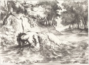 Der Tod von Ophelia (Akt IV, Szene VII)