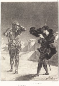 Der Geist auf der Terrasse (Akt I, Szene V)
