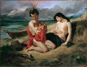 Die Natchez von Eugène Delacroix