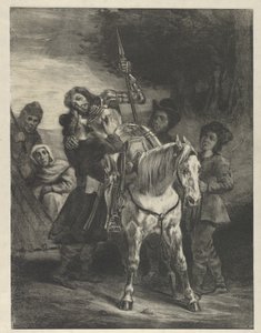 Der verwundete Goetz wird von den Zigeunern aufgenommen, 1836-43
