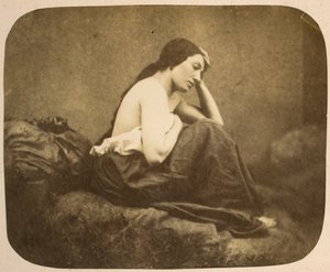 Frauenporträt von Eugène Durieu