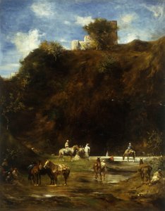 Rastende Araber von Eugène Fromentin