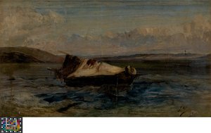 Kleines Boot von Eugene Isabey