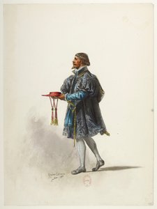 Saint-Saëns - Henry VIII - Kostümentwürfe - Lacoste - 34. Kostüm