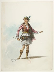 Saint-Saëns - Henry VIII - Kostümentwürfe - Lacoste - 42. Kostüm von Eugene Lacoste