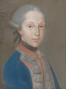 Porträt eines jungen Mannes in Uniform