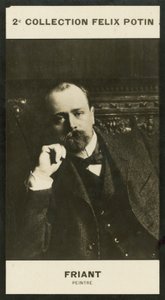 Friant, Maler (s/w Foto) von European Photographer
