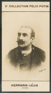 Hermann-Leon, Maler (s/w Foto) von European Photographer