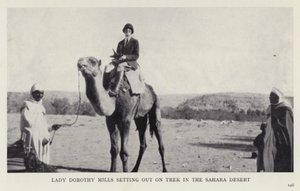 Lady Dorothy Mills auf einer Trekkingtour in der Sahara von European Photographer