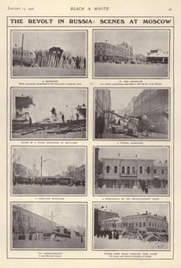 Der Aufstand in Russland, Szenen in Moskau von European Photographer