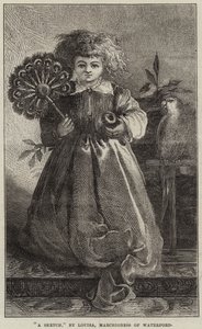 Eine Skizze (Stich) von European School