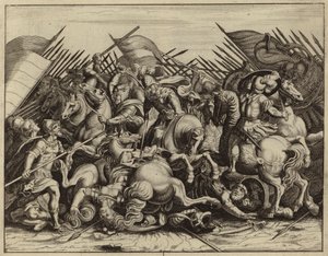 Alexander kämpft gegen Demetrius und Jonathan gegen Apollonius von European School