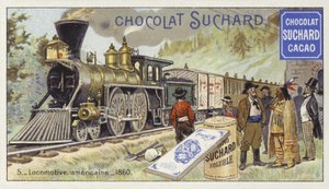 Amerikanische Lokomotive, 1860 von European School